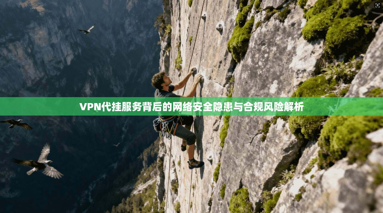 VPN代挂服务背后的网络安全隐患与合规风险解析