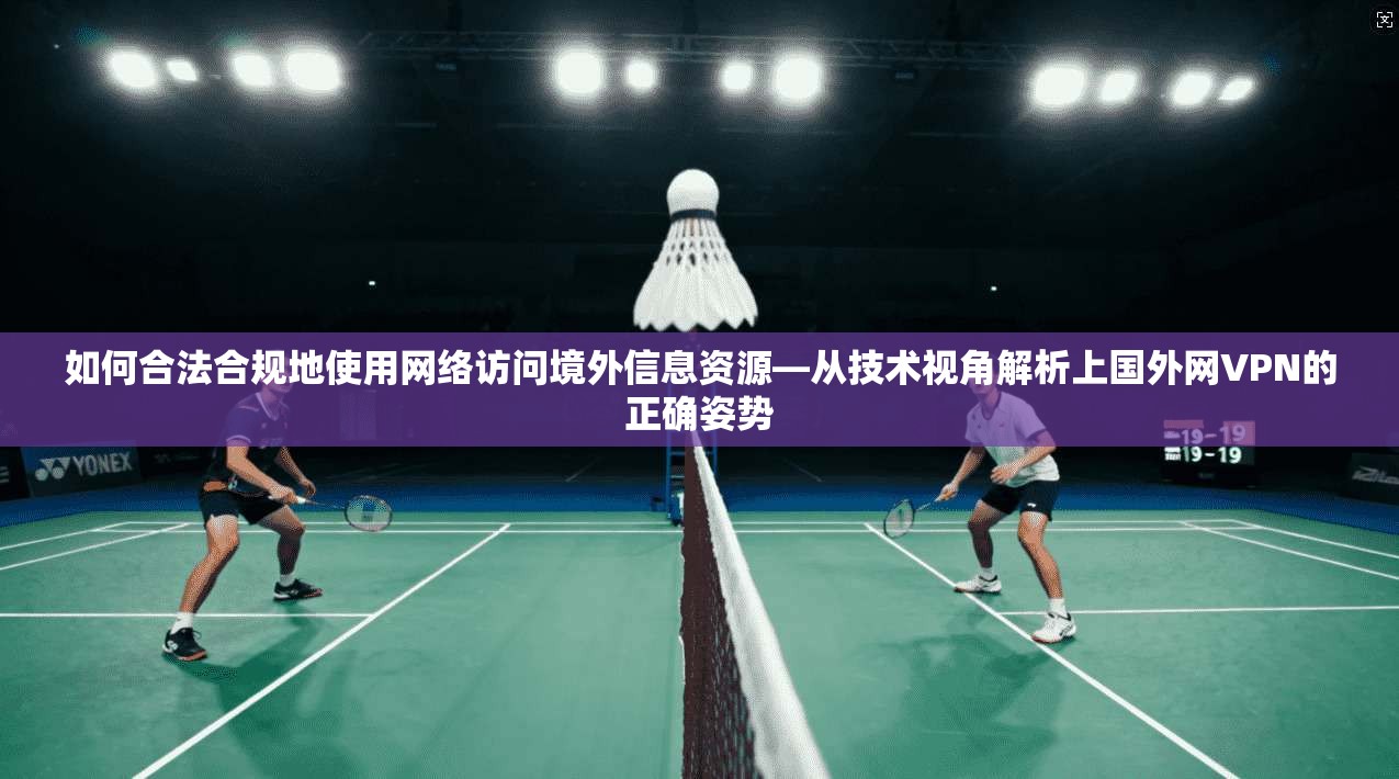 如何合法合规地使用网络访问境外信息资源—从技术视角解析上国外网VPN的正确姿势