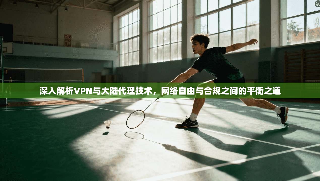 深入解析VPN与大陆代理技术，网络自由与合规之间的平衡之道