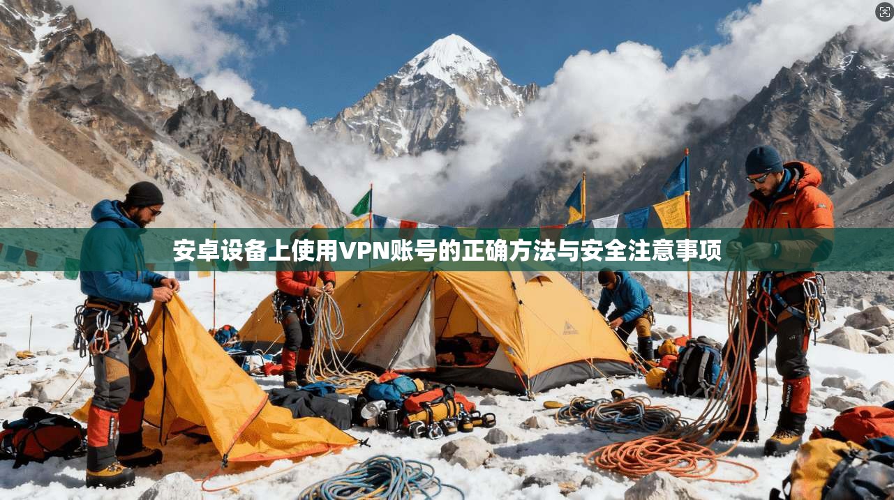 安卓设备上使用VPN账号的正确方法与安全注意事项 安卓设备上使用VPN账号的正确方法与安全注意事项