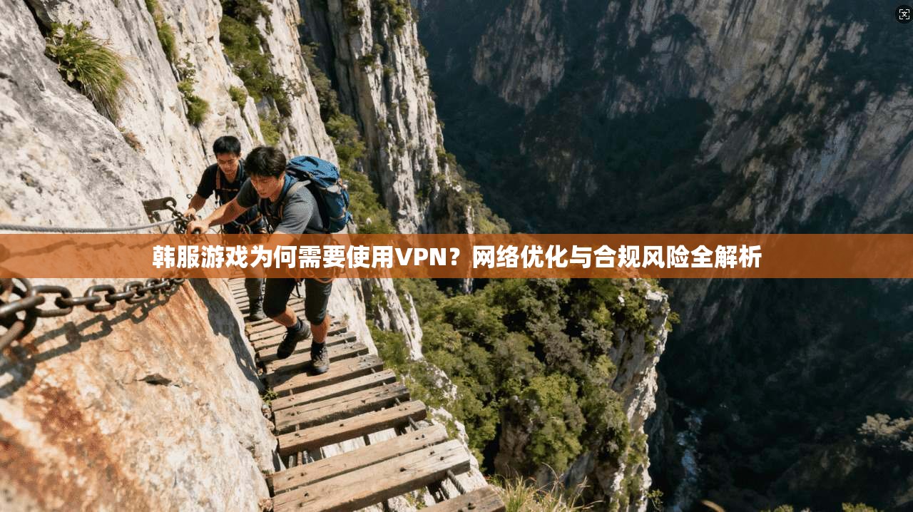 韩服游戏为何需要使用VPN？网络优化与合规风险全解析