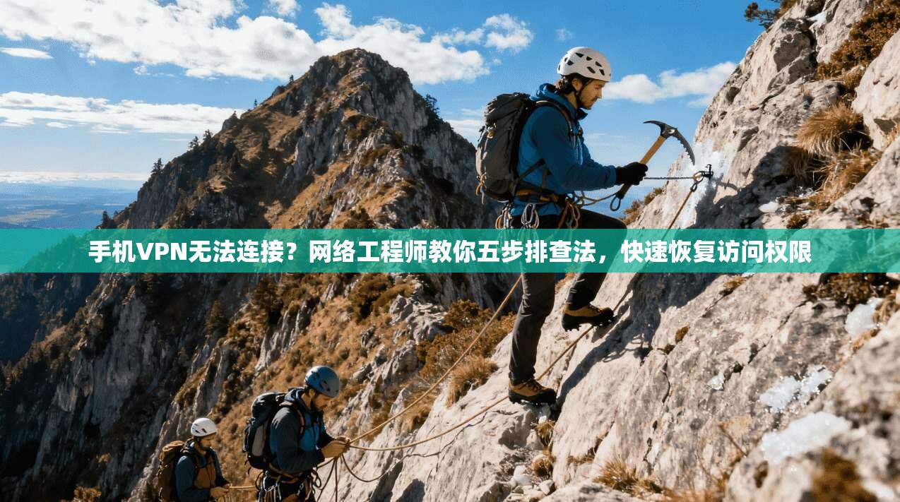 手机VPN无法连接？网络工程师教你五步排查法，快速恢复访问权限