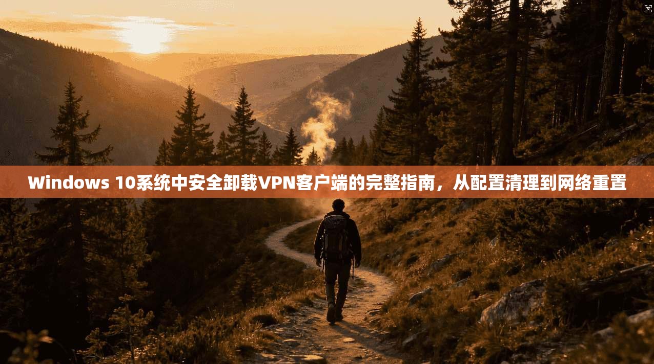 Windows 10系统中安全卸载VPN客户端的完整指南,从配置清理到网络重置 Windows 10系统中安全卸载VPN客户端的完整指南,从配置清理到网络重置