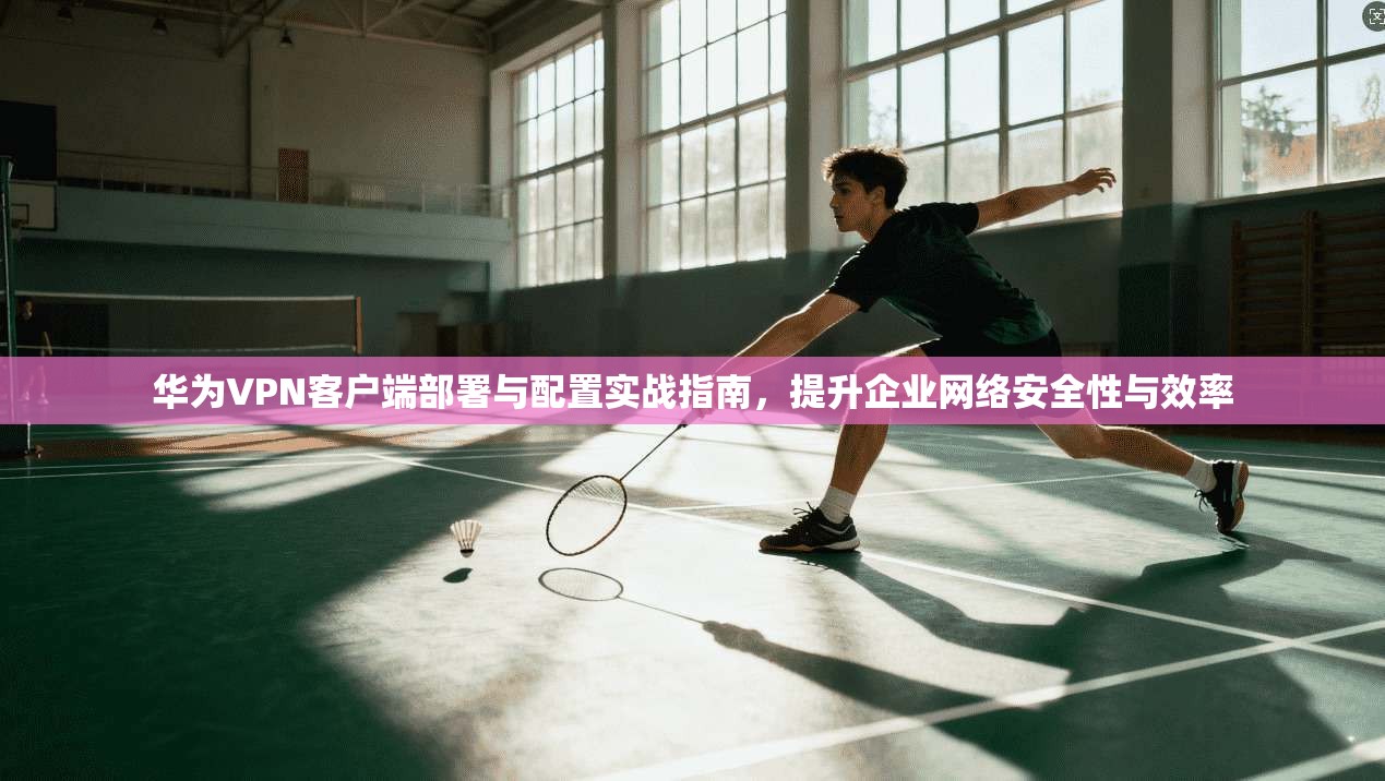 华为VPN客户端部署与配置实战指南，提升企业网络安全性与效率