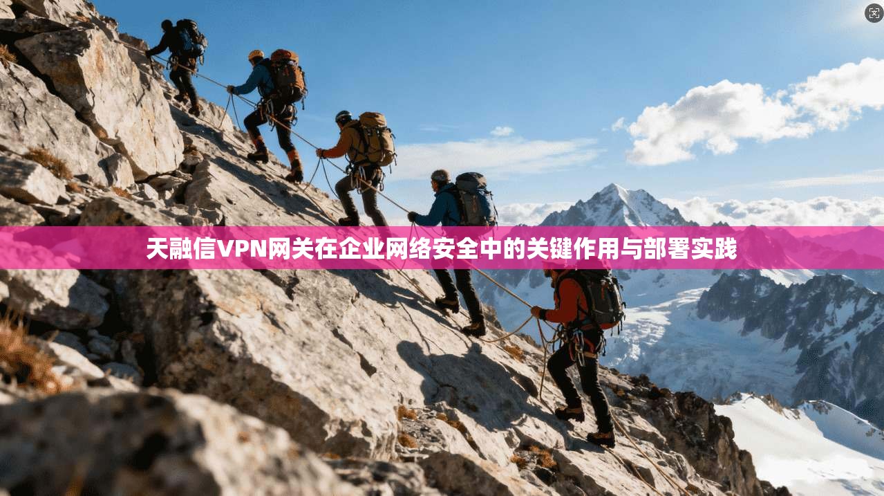 天融信VPN网关在企业网络安全中的关键作用与部署实践