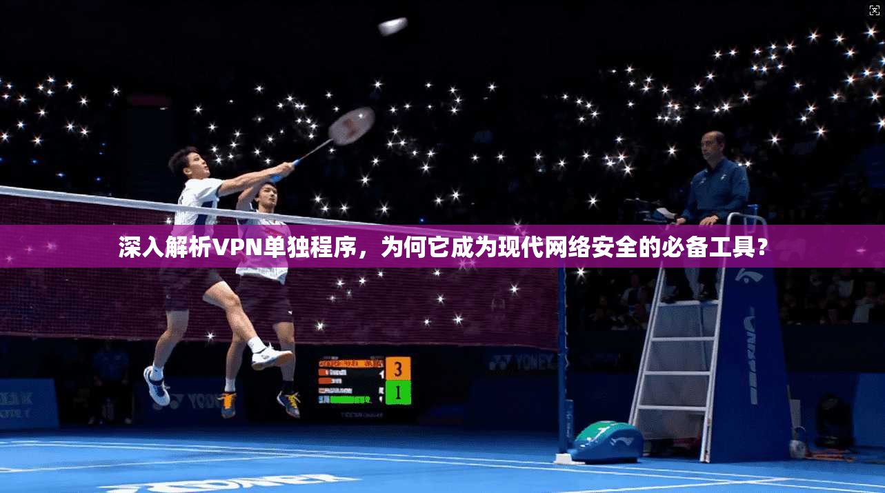深入解析VPN单独程序，为何它成为现代网络安全的必备工具？