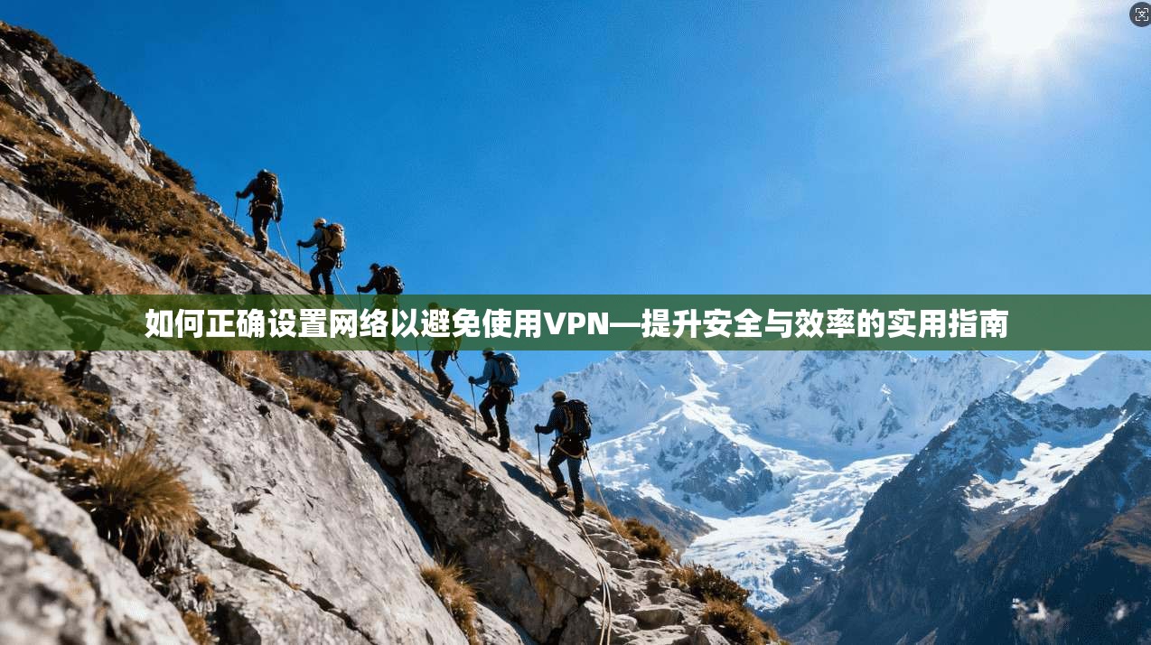 如何正确设置网络以避免使用VPN—提升安全与效率的实用指南