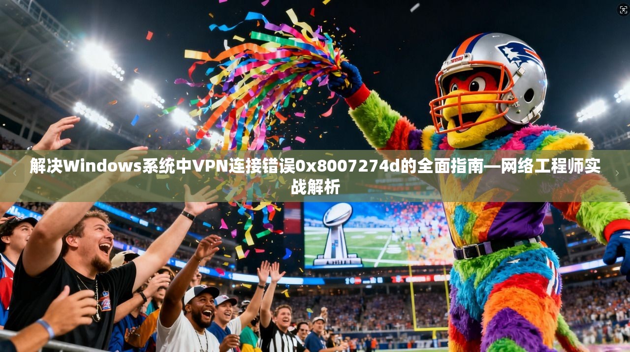 解决Windows系统中VPN连接错误0x8007274d的全面指南—网络工程师实战解析