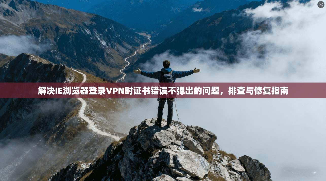 解决IE浏览器登录VPN时证书错误不弹出的问题，排查与修复指南