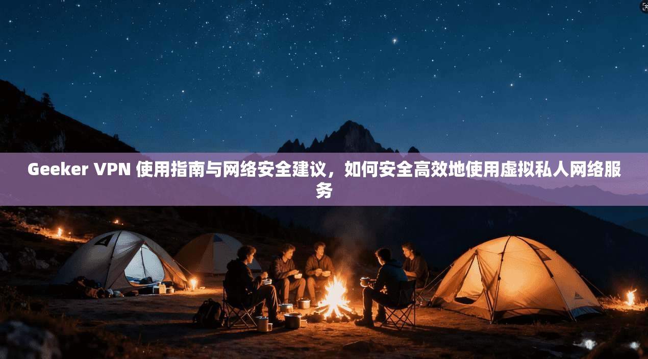 Geeker VPN 使用指南与网络安全建议，如何安全高效地使用虚拟私人网络服务