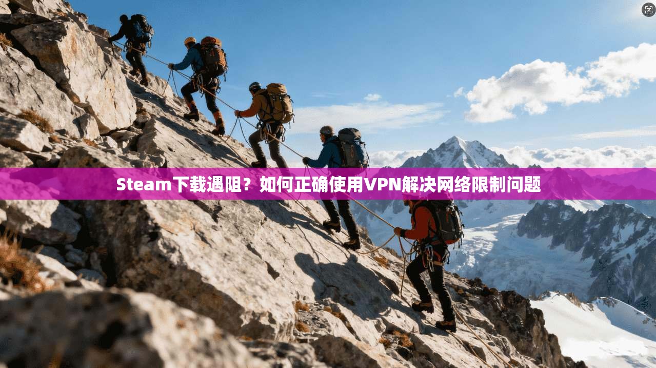 Steam下载遇阻？如何正确使用VPN解决网络限制问题