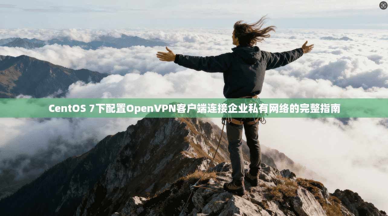 CentOS 7下配置OpenVPN客户端连接企业私有网络的完整指南