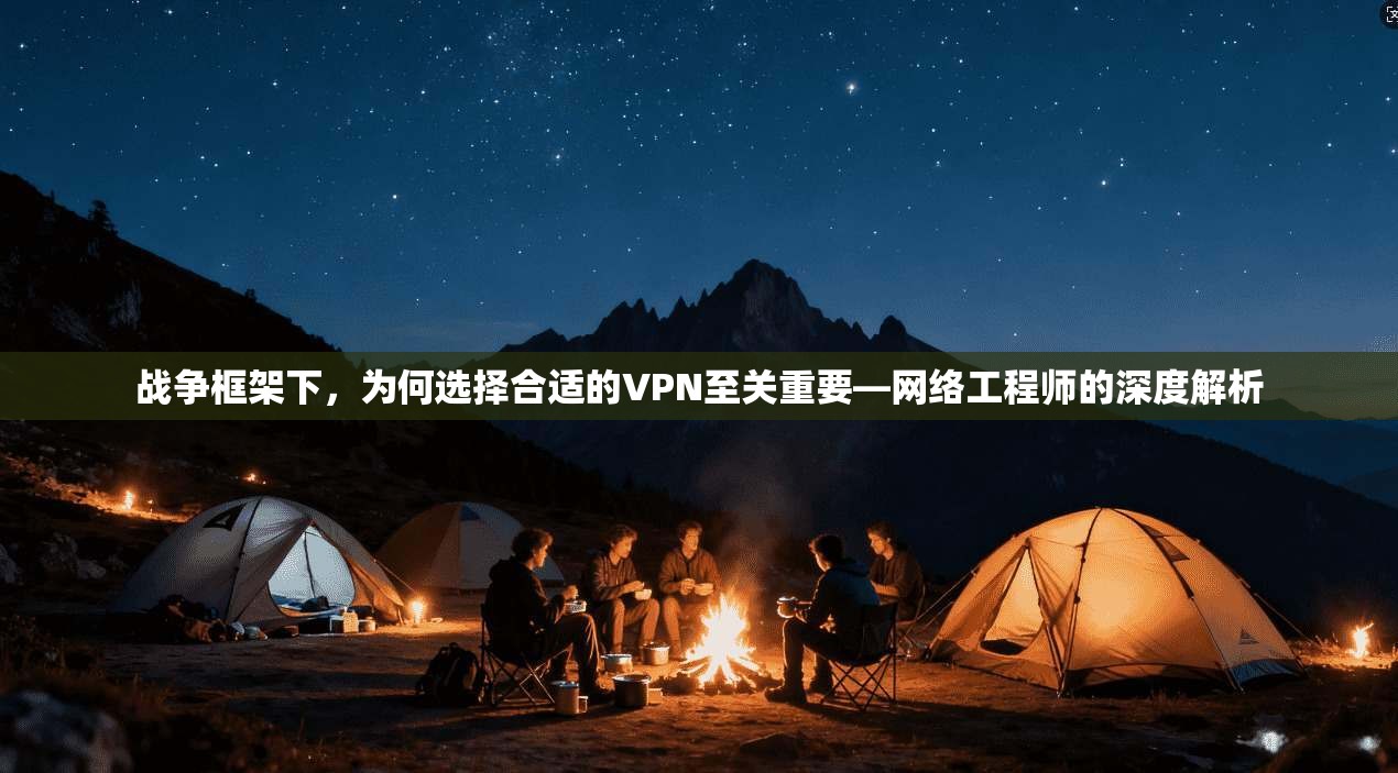 战争框架下，为何选择合适的VPN至关重要—网络工程师的深度解析