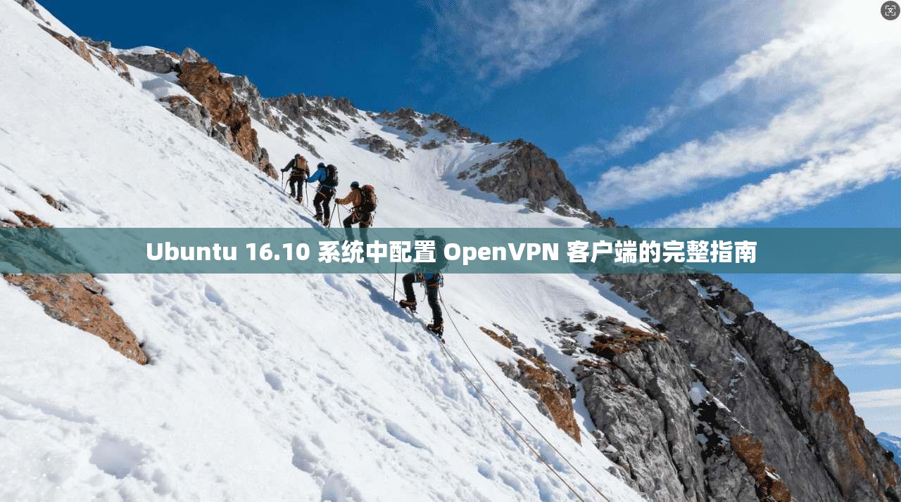 Ubuntu 16.10 系统中配置 OpenVPN 客户端的完整指南