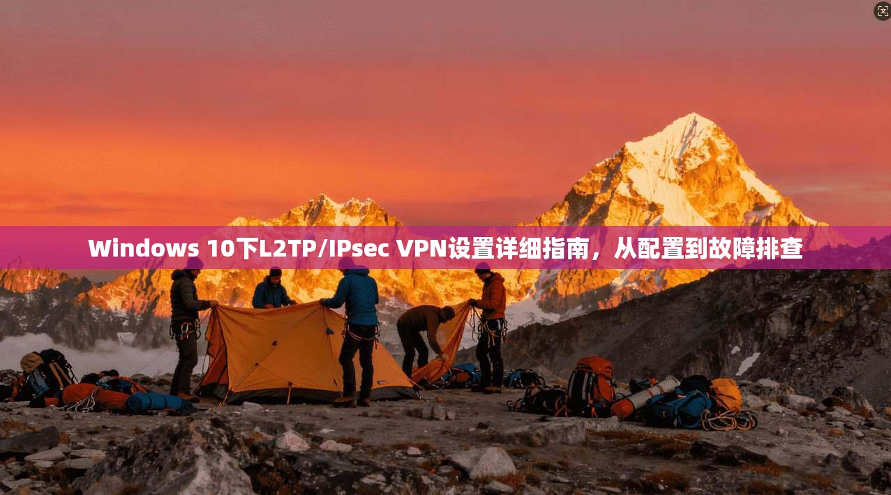 Windows 10下L2TP/IPsec VPN设置详细指南，从配置到故障排查