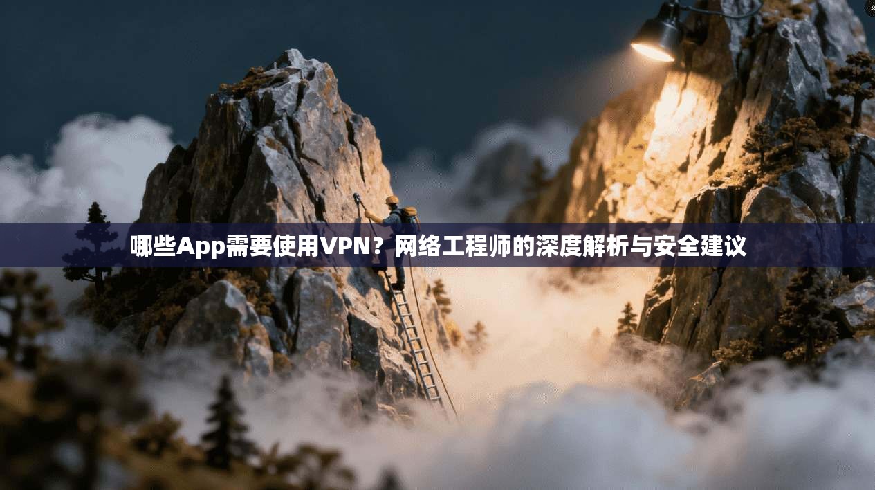 哪些App需要使用VPN？网络工程师的深度解析与安全建议