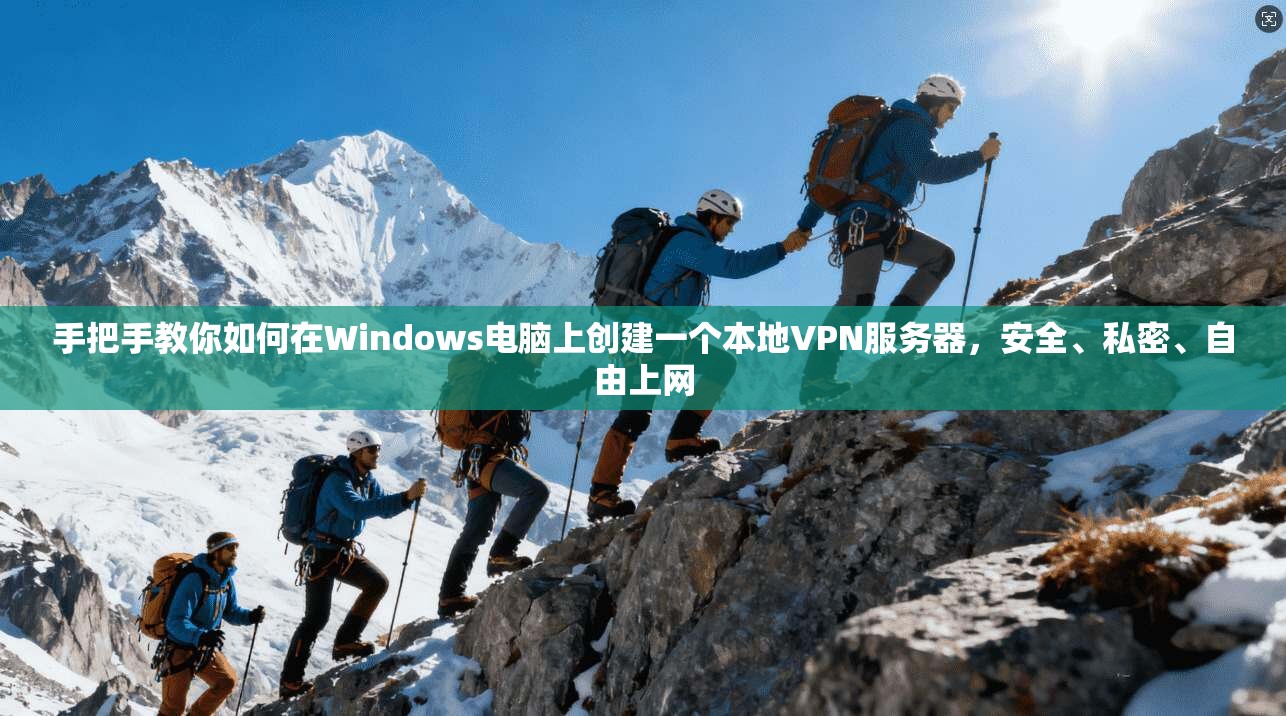 手把手教你如何在Windows电脑上创建一个本地VPN服务器，安全、私密、自由上网