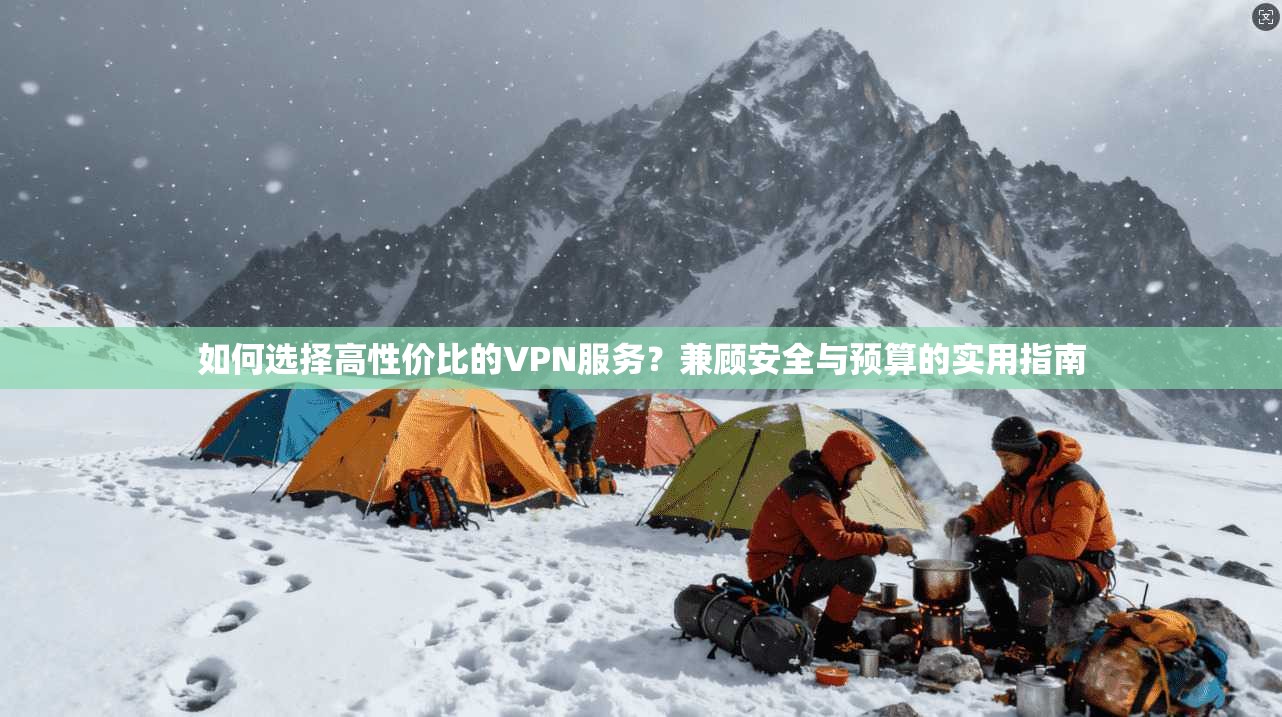 如何选择高性价比的VPN服务？兼顾安全与预算的实用指南