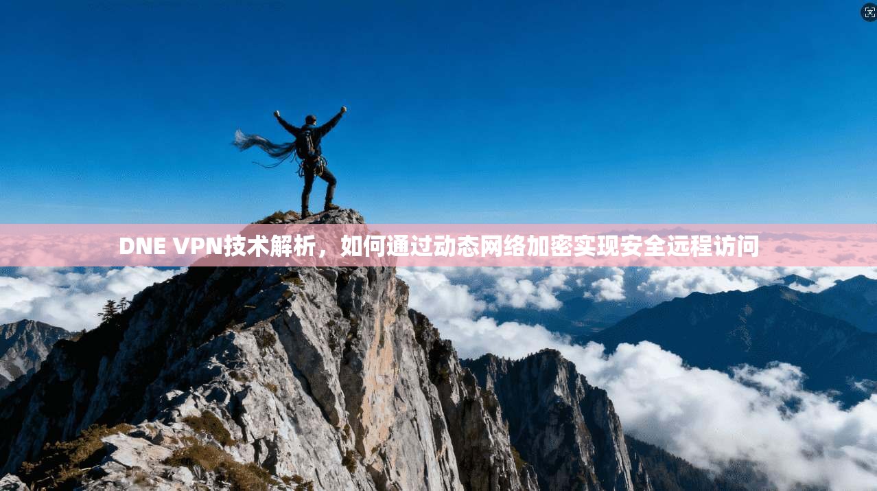 DNE VPN技术解析，如何通过动态网络加密实现安全远程访问
