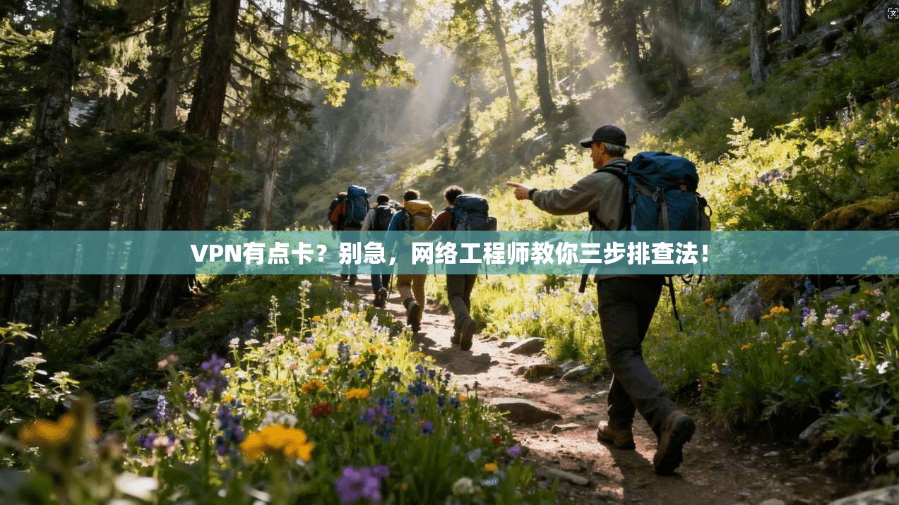 VPN有点卡？别急，网络工程师教你三步排查法！