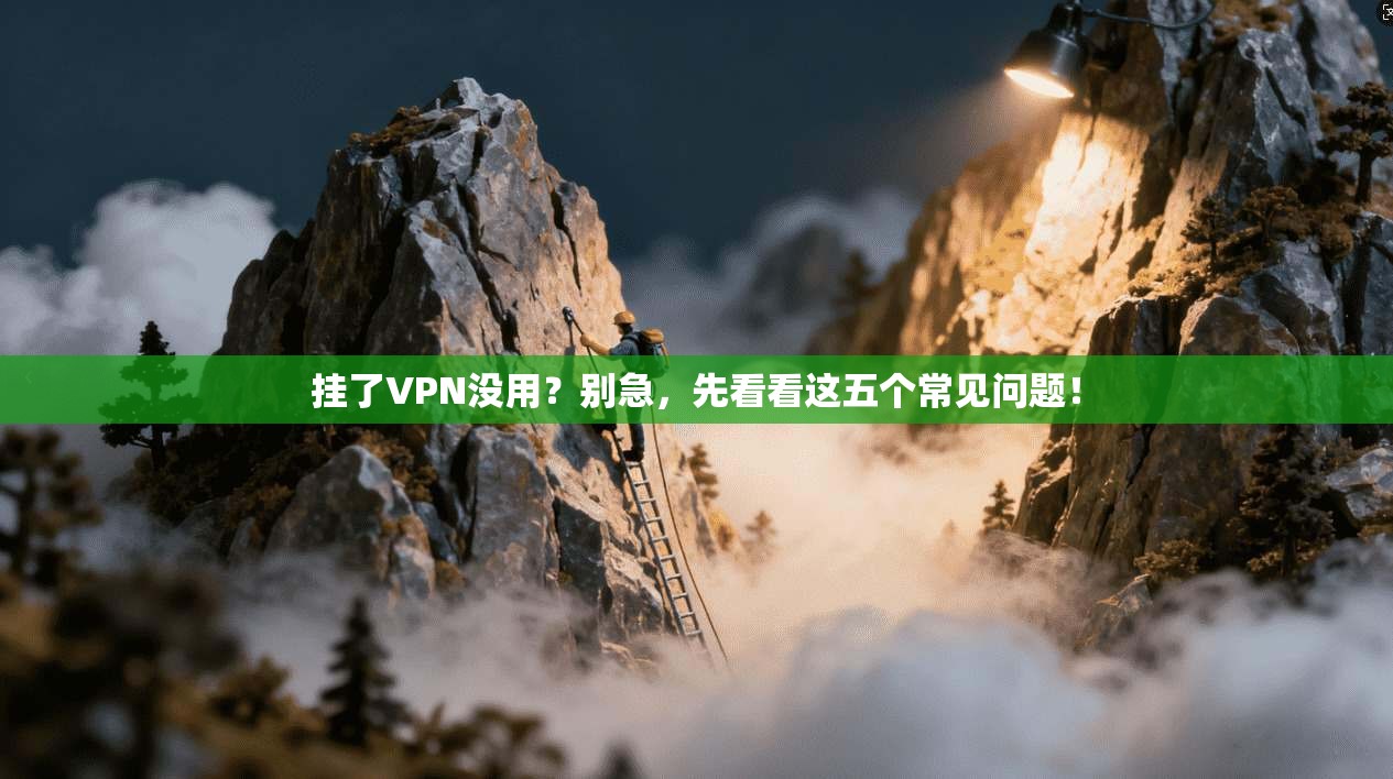挂了VPN没用？别急，先看看这五个常见问题！