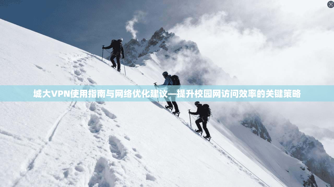 城大VPN使用指南与网络优化建议—提升校园网访问效率的关键策略