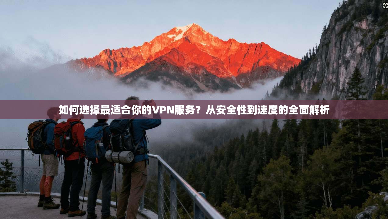 如何选择最适合你的VPN服务？从安全性到速度的全面解析