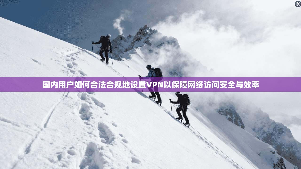 国内用户如何合法合规地设置VPN以保障网络访问安全与效率