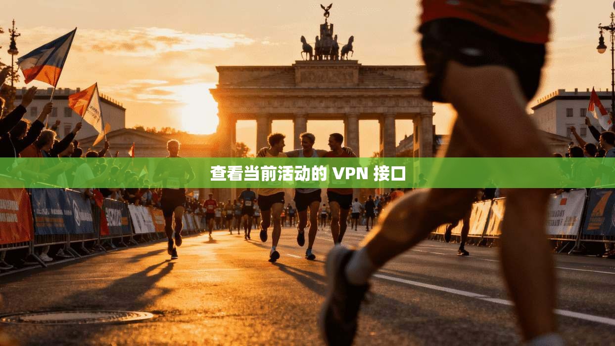 查看当前活动的 VPN 接口