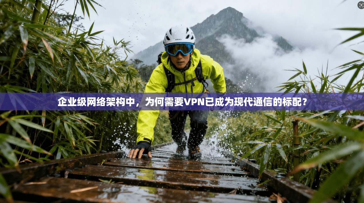 企业级网络架构中，为何需要VPN已成为现代通信的标配？