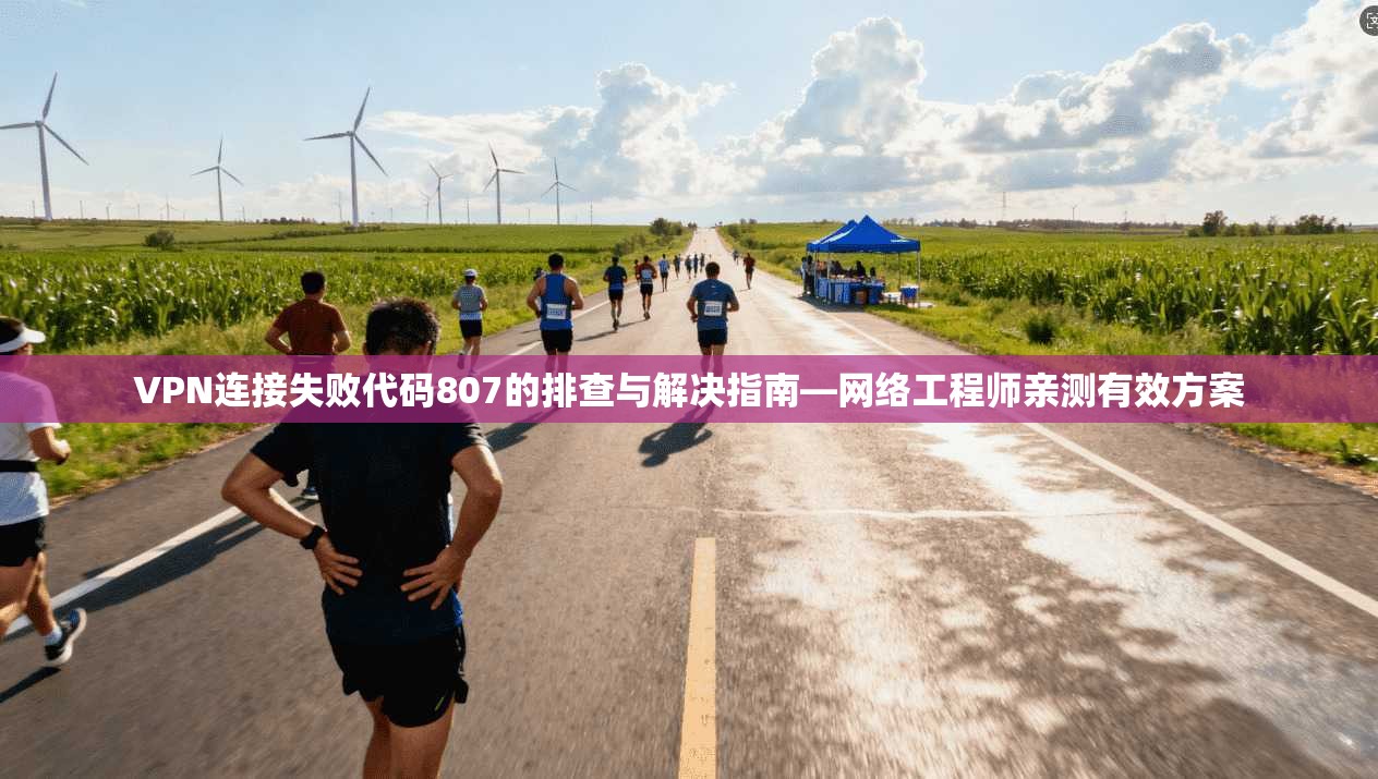 VPN连接失败代码807的排查与解决指南—网络工程师亲测有效方案