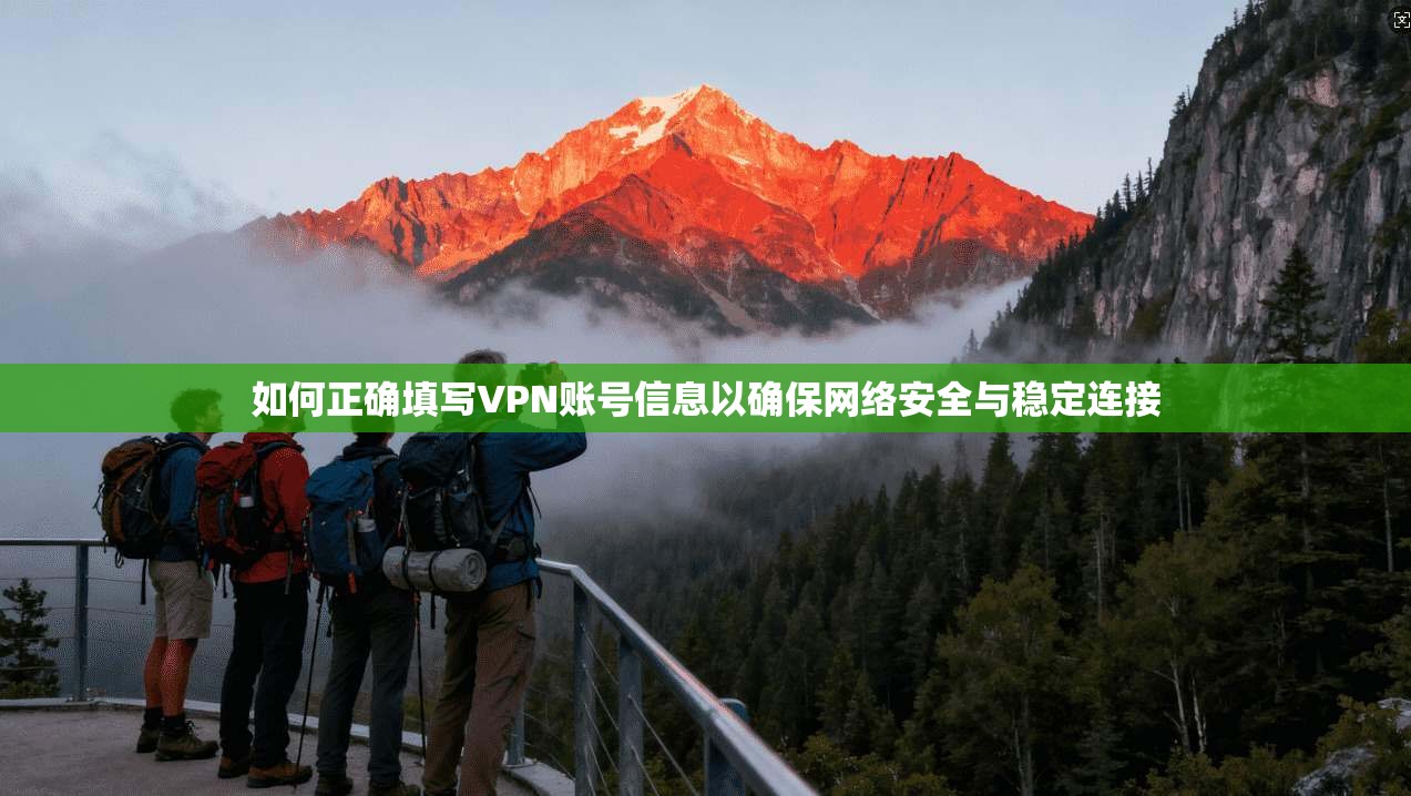 如何正确填写VPN账号信息以确保网络安全与稳定连接