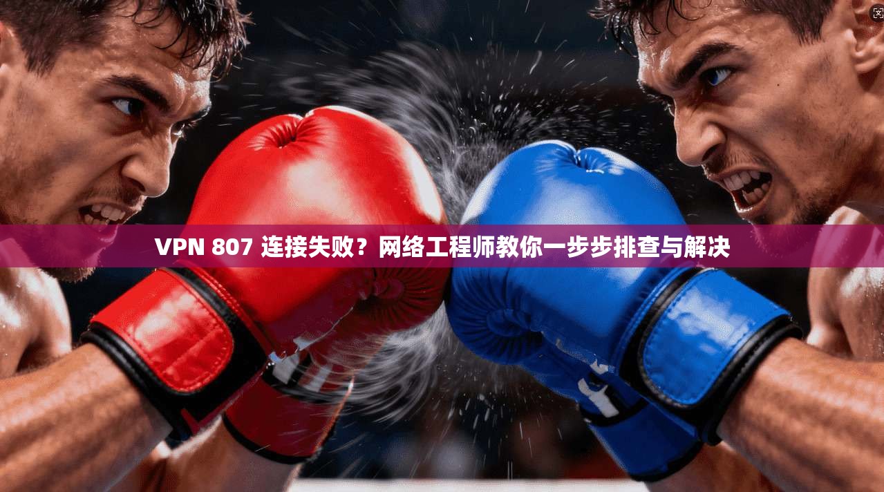 VPN 807 连接失败？网络工程师教你一步步排查与解决