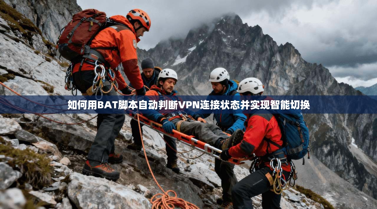 如何用BAT脚本自动判断VPN连接状态并实现智能切换