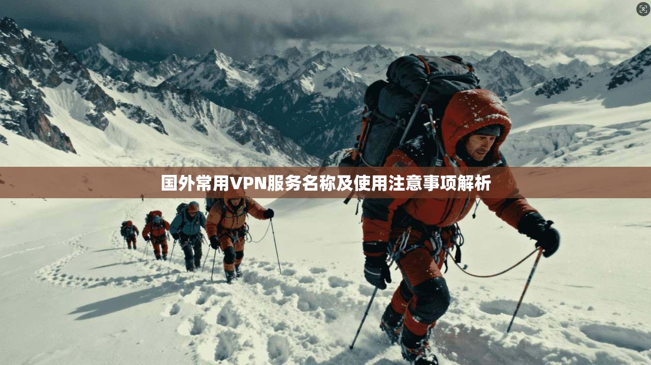 国外常用VPN服务名称及使用注意事项解析