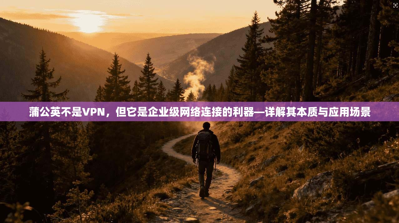 蒲公英不是VPN，但它是企业级网络连接的利器—详解其本质与应用场景