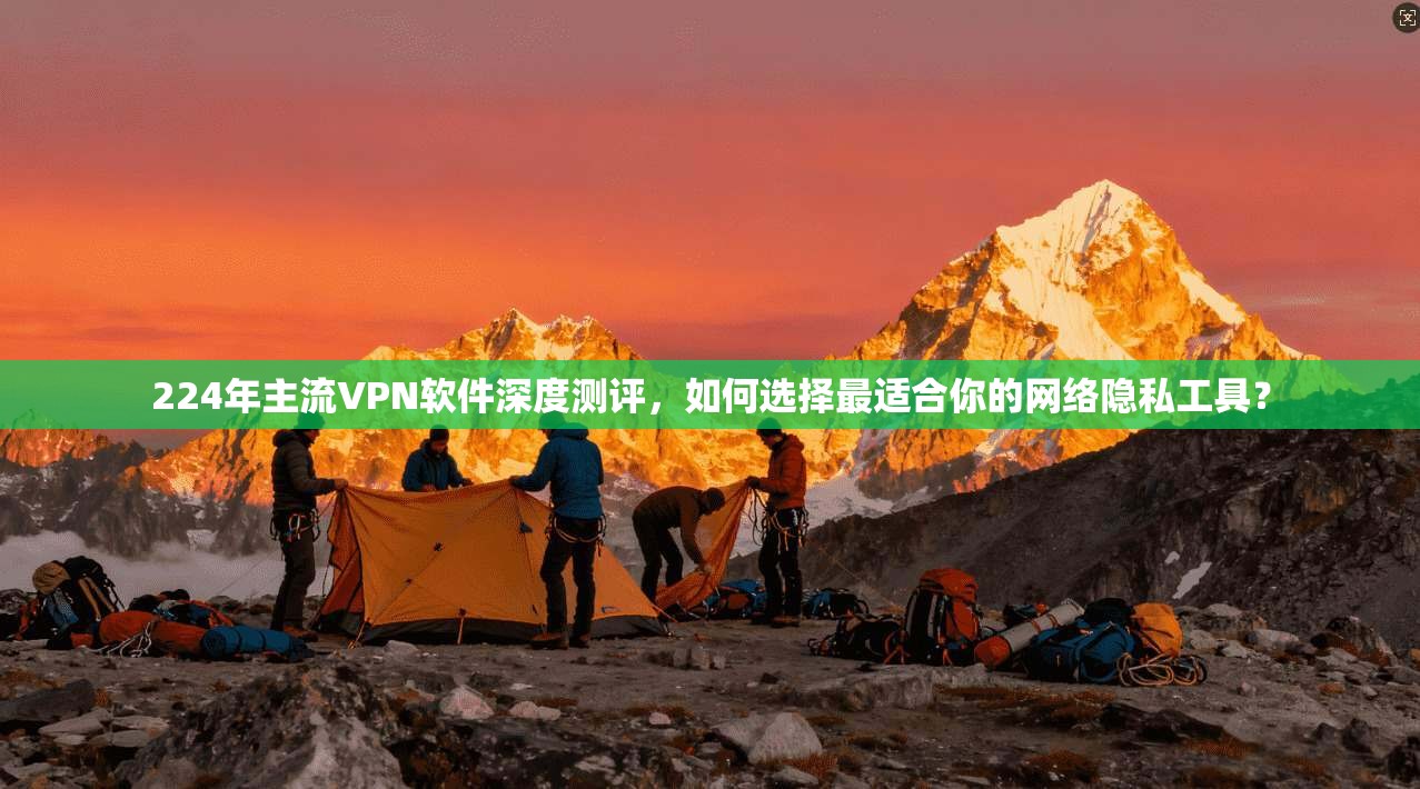 224年主流VPN软件深度测评，如何选择最适合你的网络隐私工具？
