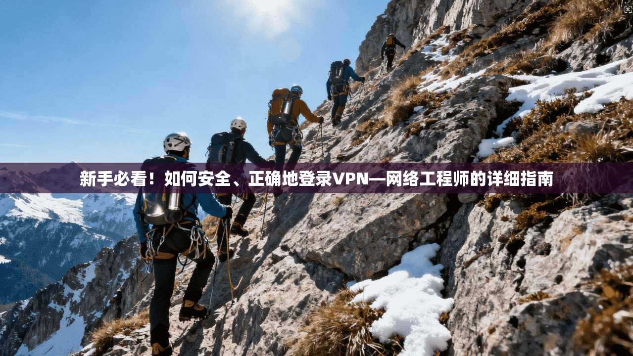 新手必看！如何安全、正确地登录VPN—网络工程师的详细指南