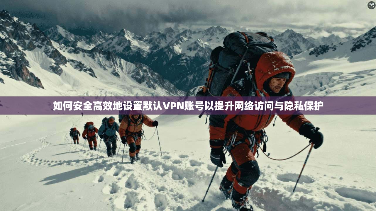 如何安全高效地设置默认VPN账号以提升网络访问与隐私保护