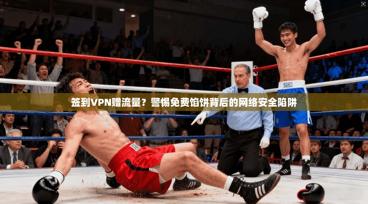 签到VPN赠流量?警惕免费馅饼背后的网络安全陷阱