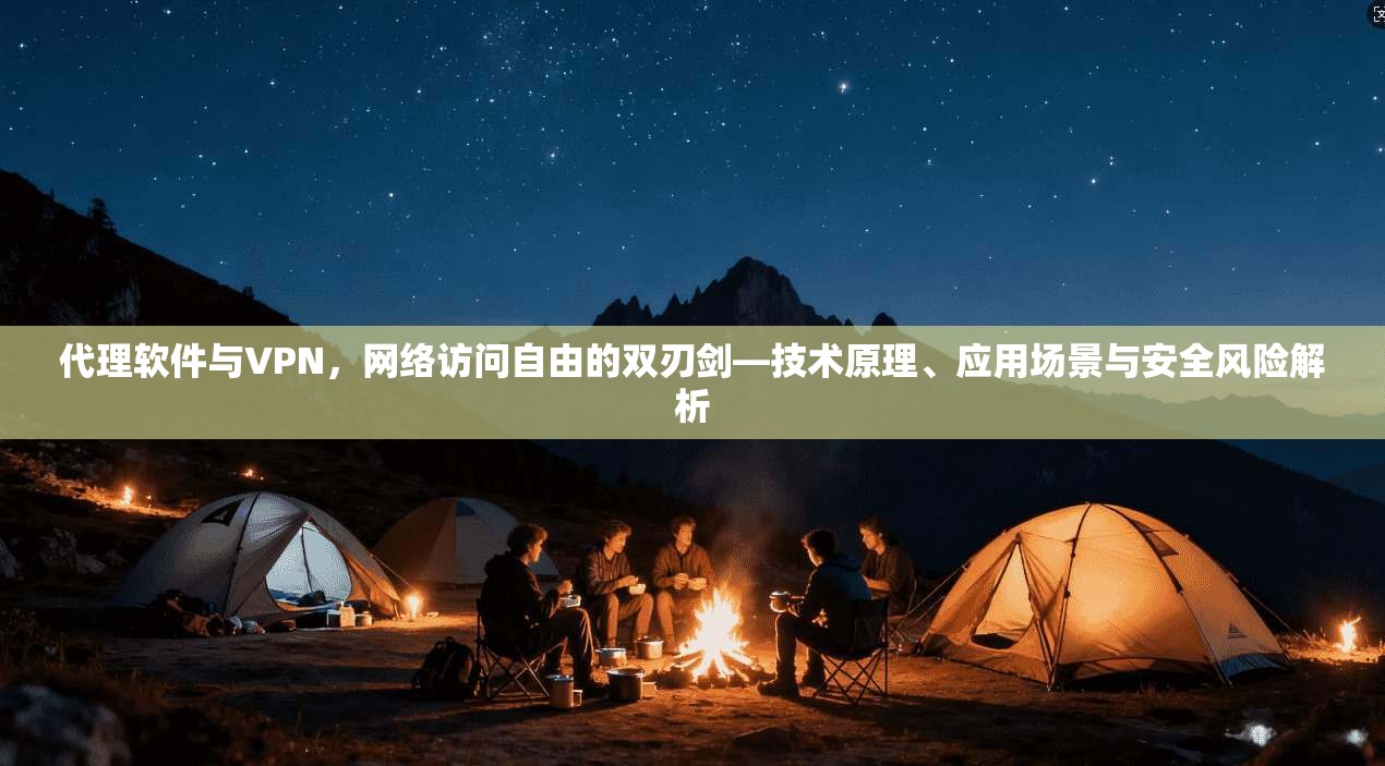 代理软件与VPN，网络访问自由的双刃剑—技术原理、应用场景与安全风险解析