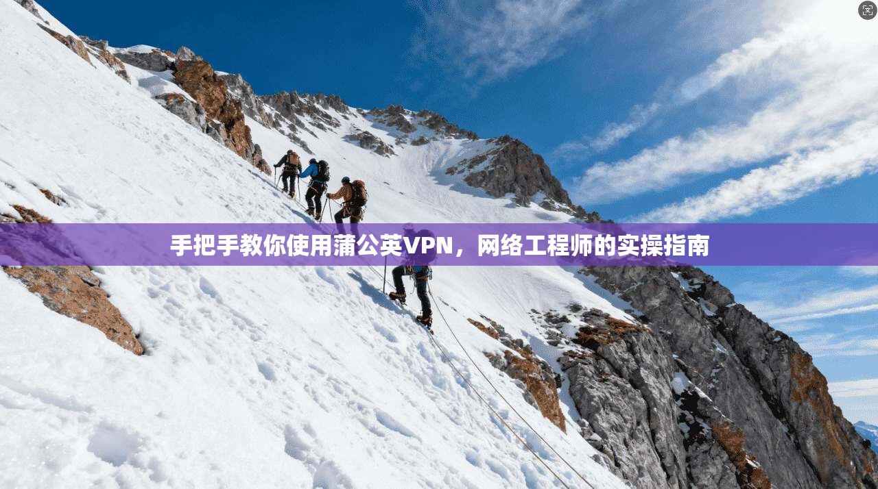 手把手教你使用蒲公英VPN，网络工程师的实操指南